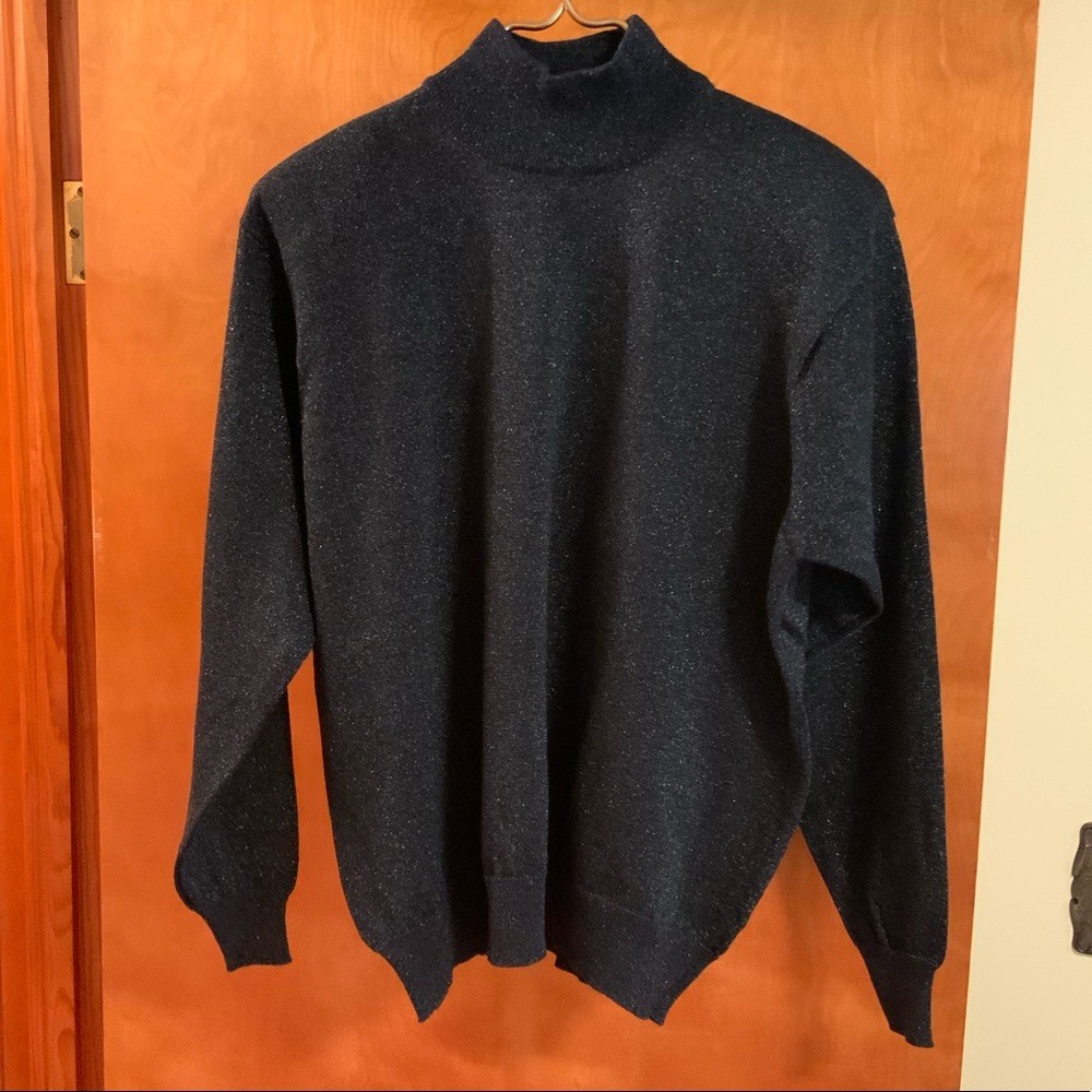 Glittery black sweater